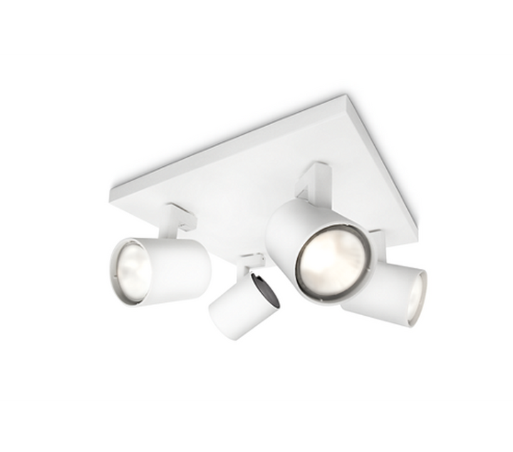 Philips Runner taklampe 4 spot-Taklamper-Philips-Hvit-915004327801-Lightup.no