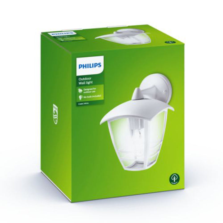 Philips myGarden Creek vegglampe ned utendørs IP44-Utebelysning vegg klassisk-Philips-Svart-915002789902-Lightup.no