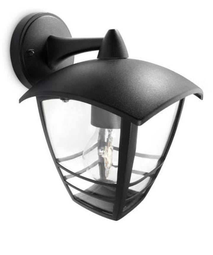 Philips myGarden Creek vegglampe ned utendørs IP44-Utebelysning vegg klassisk-Philips-Svart-915002789902-Lightup.no
