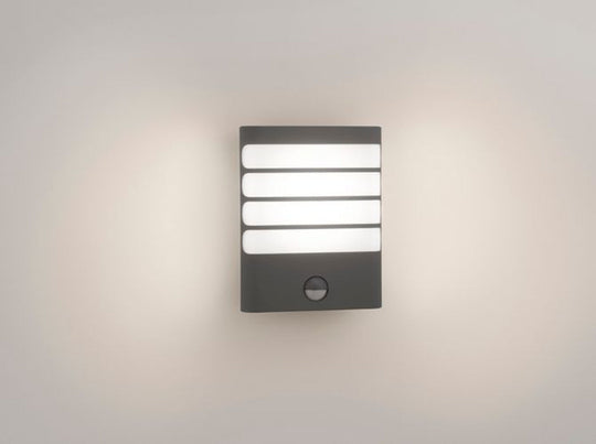 Philips myGarden Raccoon vegglampe utendørs 3W IP44 m/bevegelses sensor IR-Utebelysning vegg veggskjold-Philips-Antrasitt-915004308901-Lightup.no