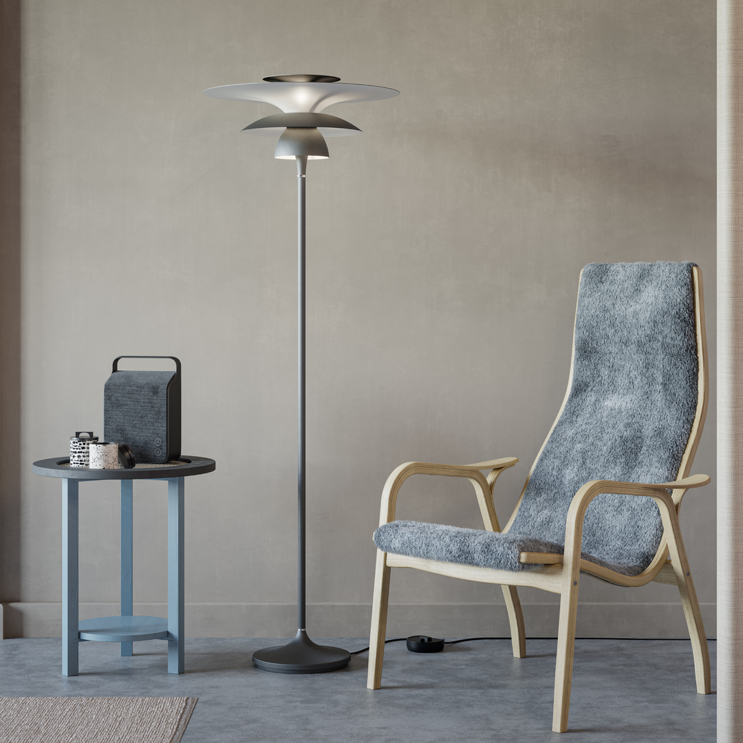 Picasso gulvlampe D500 G9-Gulvlamper-Belid-Svart-3392007-Lightup.no