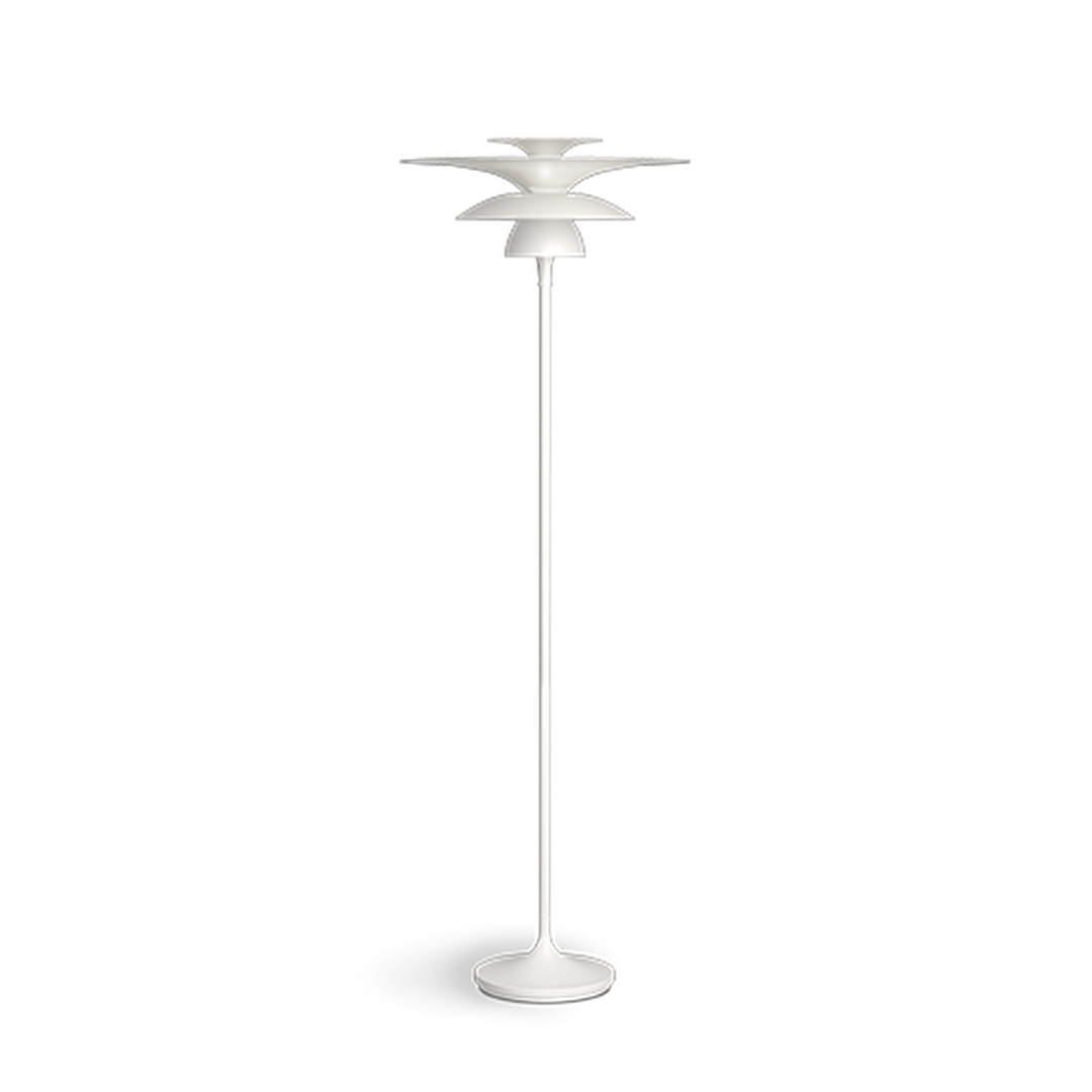 Picasso gulvlampe D500 G9-Gulvlamper-Belid-Grå-3392155-Lightup.no