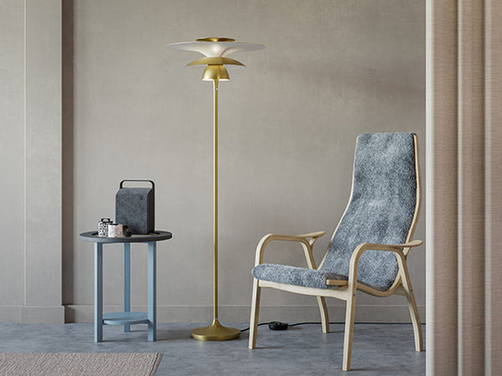 Picasso gulvlampe D500 G9-Gulvlamper-Belid-Grå-3392155-Lightup.no