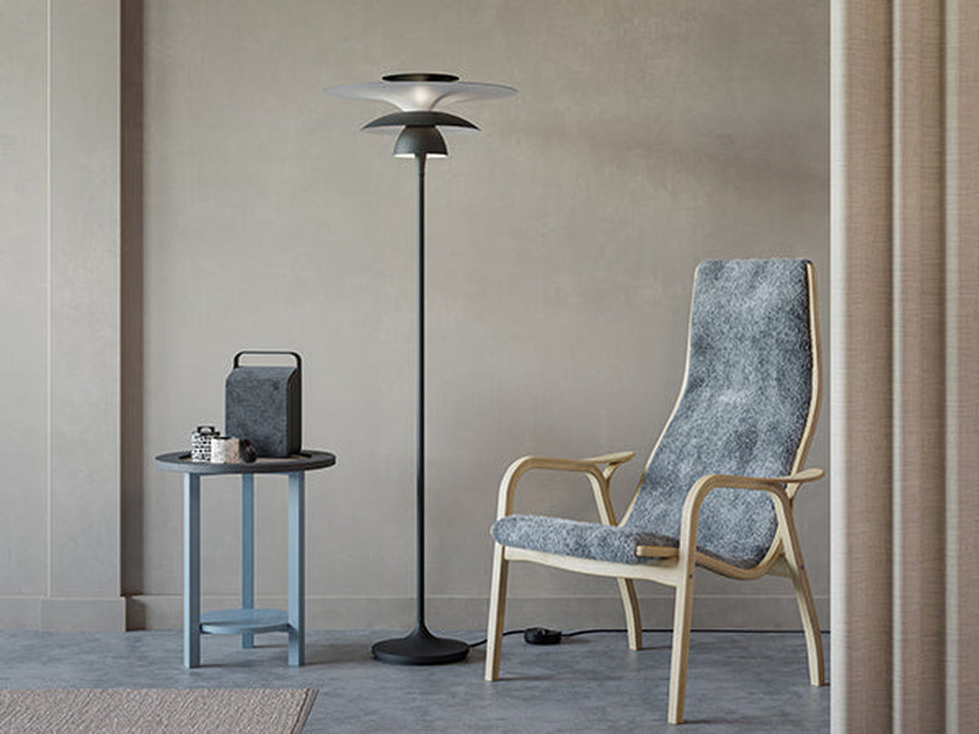 Picasso gulvlampe D500 G9-Gulvlamper-Belid-Grå-3392155-Lightup.no
