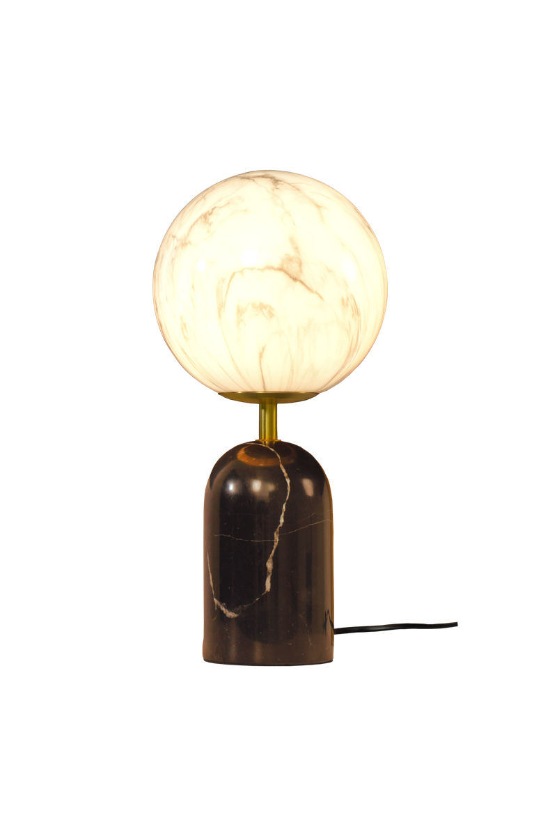 Pierre bordlampe H31-Bordlamper-Aneta Lighting-Svart/Matt Messing/Hvit-28160-16-01-Lightup.no