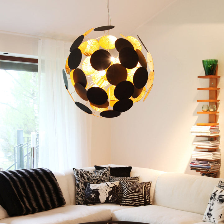 Planet taklampe 50 - SandSvart-Takpendler-By Rydens-Svart-Brs-4200350-4007-Lightup.no