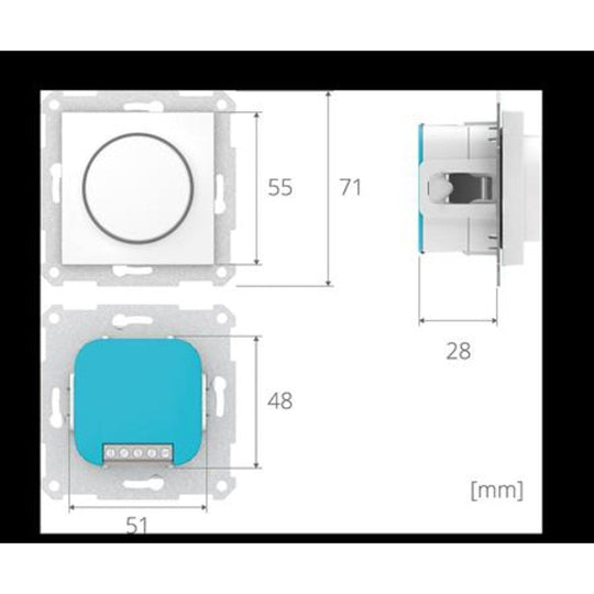 Plejd RTR-01 Adapter vri-Elektro dimmere-Plejd-Polarhvit Elko-1400497-Lightup.no