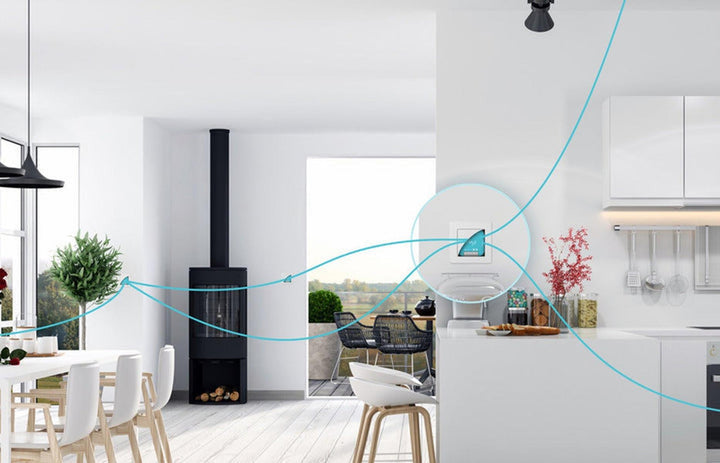 Plejd VRI-02 vri-dimmer trådløs Bluetooth, 1-2 pol, 300VA-Elektro dimmere-Plejd-Polarhvit Elko-1400276-Lightup.no