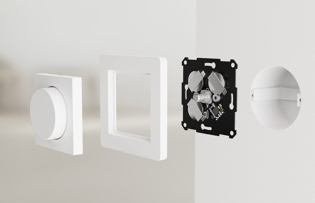 Plejd WRT-01 trådløs vri-Elektro dimmere-Plejd-Polarhvit Elko-1400500-Lightup.no