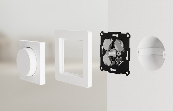 Plejd WRT-01 trådløs vri-Elektro dimmere-Plejd-Polarhvit Elko-1400500-Lightup.no