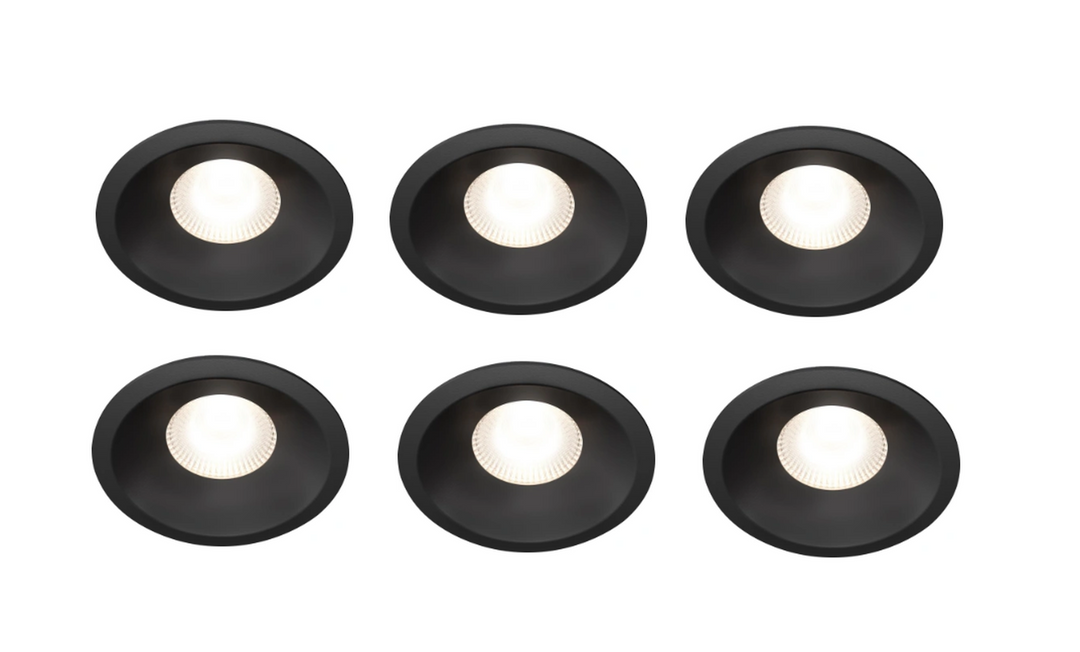 Plejd smart lavtbyggende spot / downlight 2200-4000K IP44 8W RA90 - 6 pakning-Downlight lavtbyggende-Plejd-Hvit-3202566*-Lightup.no