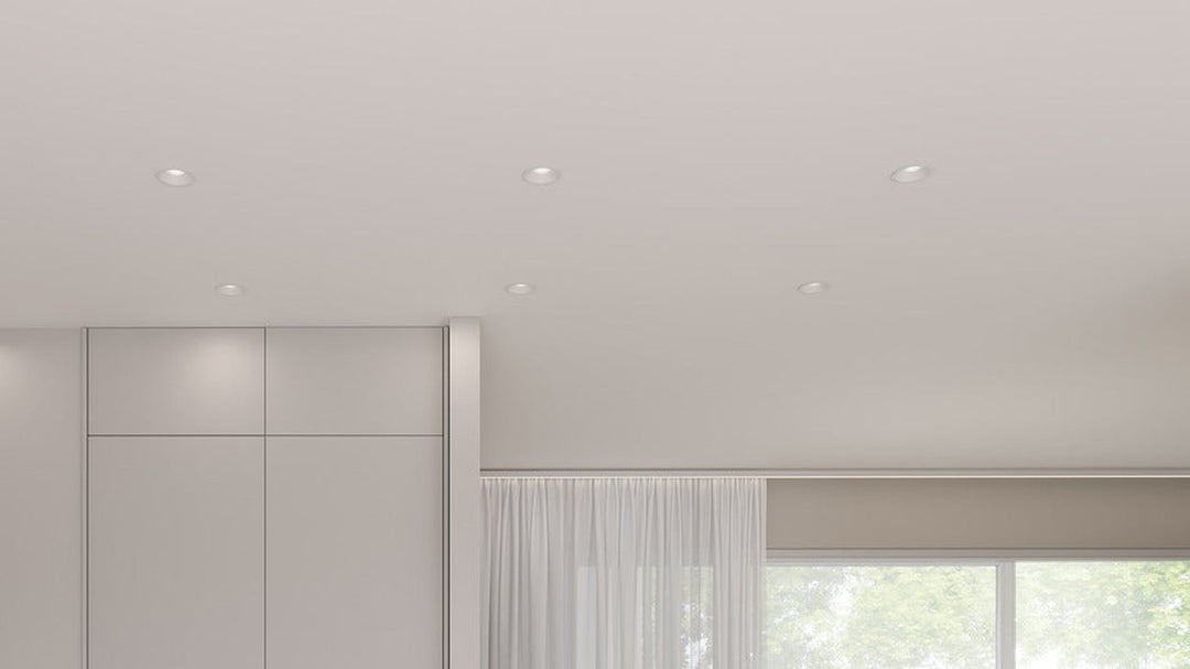 Plejd smart lavtbyggende spot / downlight 2200-4000K IP44 8W RA90 - 6 pakning-Downlight lavtbyggende-Plejd-Hvit-3202566*-Lightup.no