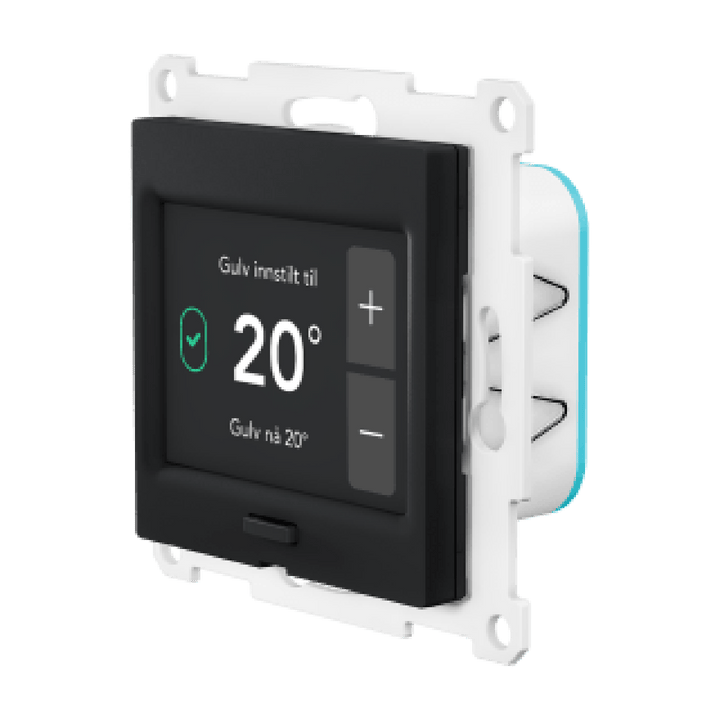 Plejd termostat TRM-01 - Passer til ELKO ramme-Elektronikk-Plejd-Polarhvit-5401243-Lightup.no