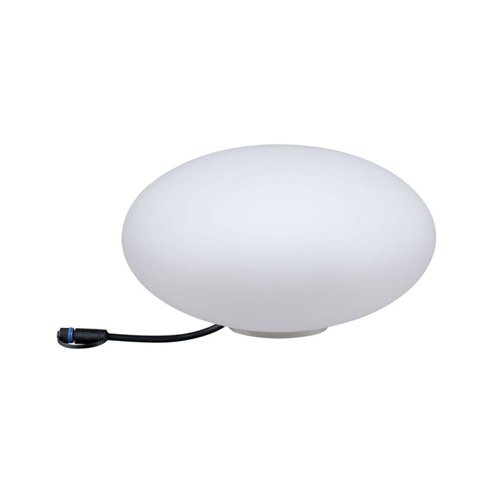 Plug & Shine Stone 35 cm 2,8 W 3000 Kelvin IP67 - Med jordspyd-Utebelysning Hagebelysning-Paulmann-Hvit-Pl-94176-Lightup.no