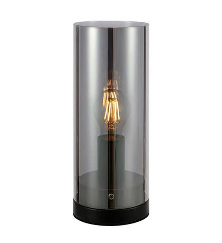 Post bordlampe 12 - Svart/Røykfarget-Bordlamper-Marksløjd-Svart / Røyk-Mrk-108734-Lightup.no