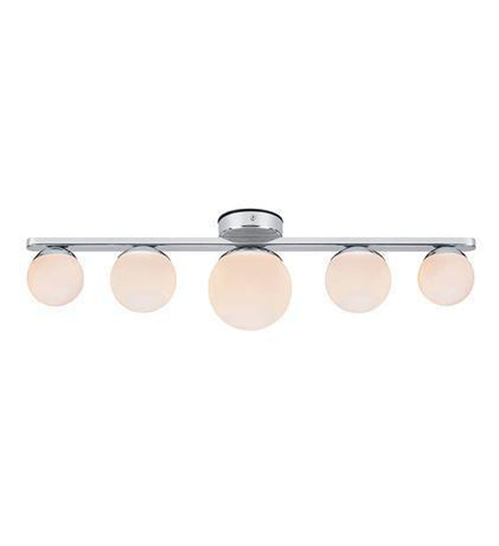 Puro tak/vegglampe IP44 - Krom/opal - Krom / Opal-Taklamper-Marksløjd-Krom / Opal-Mrk-108066-Lightup.no