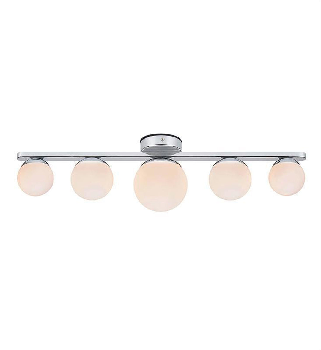 Puro tak/vegglampe IP44 - Krom/opal - Krom / Opal-Taklamper-Marksløjd-Krom / Opal-Mrk-108066-Lightup.no