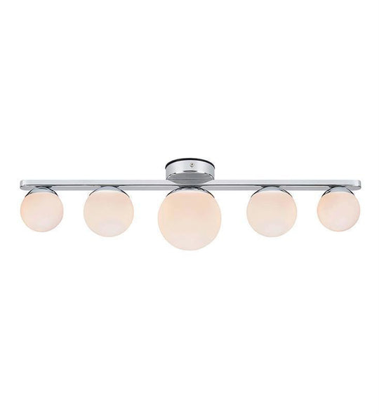 Puro tak/vegglampe IP44 - Krom/opal - Krom / Opal-Taklamper-Marksløjd-Krom / Opal-Mrk-108066-Lightup.no