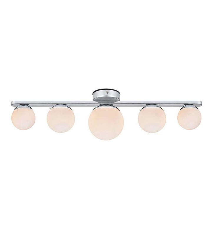 Puro tak/vegglampe IP44 - Krom/opal - Krom / Opal-Taklamper-Marksløjd-Krom / Opal-Mrk-108066-Lightup.no