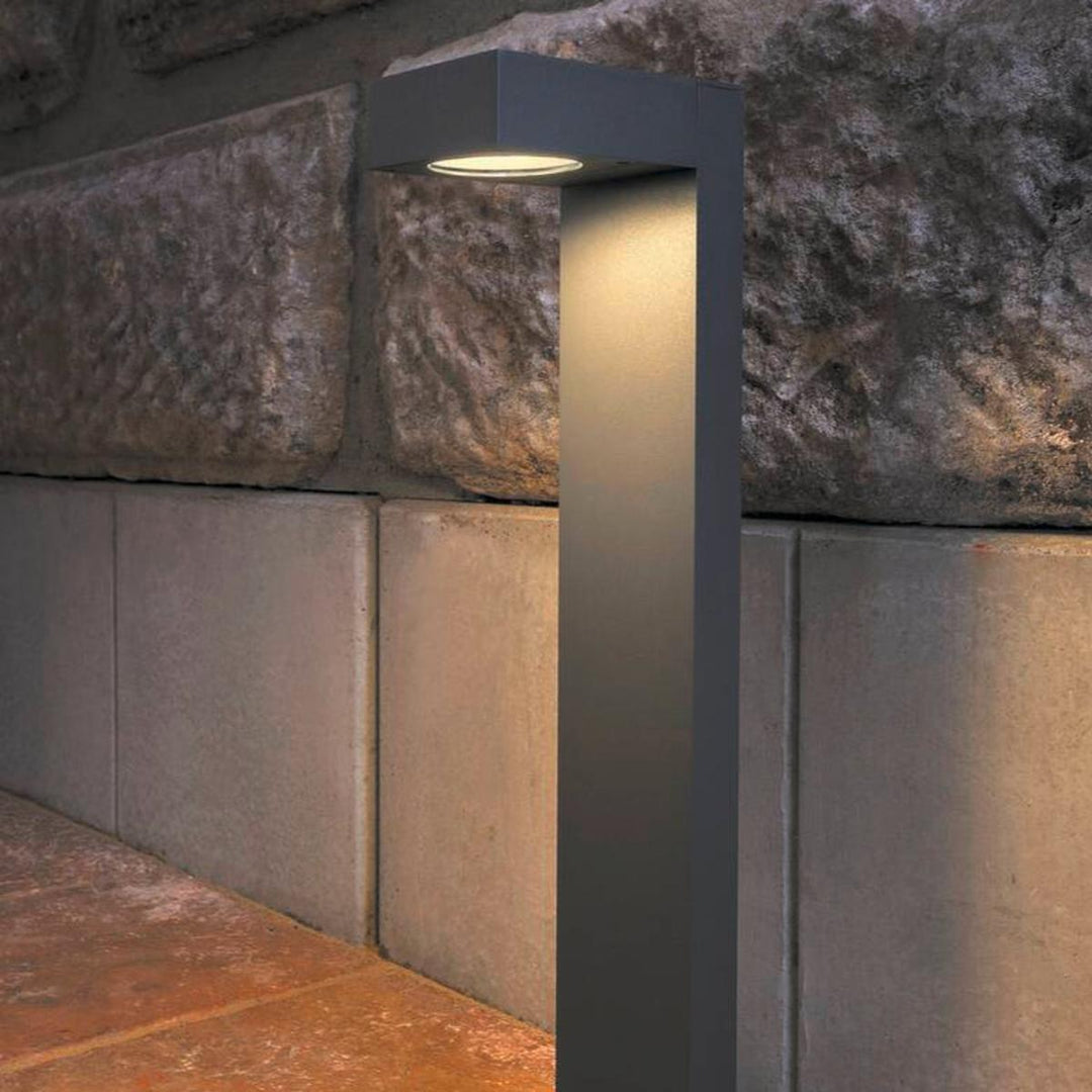 Quadrasyl pullert 75 cm IP44-Utebelysning pullert-Slv-Antrasitt-slv-232295-Lightup.no