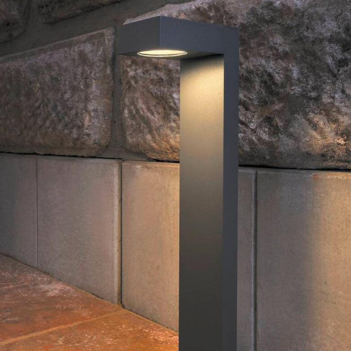 Quadrasyl pullert 75 cm IP44-Utebelysning pullert-Slv-Antrasitt-slv-232295-Lightup.no
