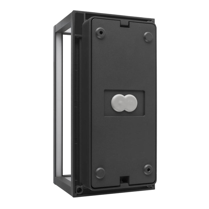 Quadrulo vegglampe utendørs 7,4W 3000 Kelvin IP55-Utebelysning vegg veggskjold-Slv-Antrasitt-slv-1007207-Lightup.no