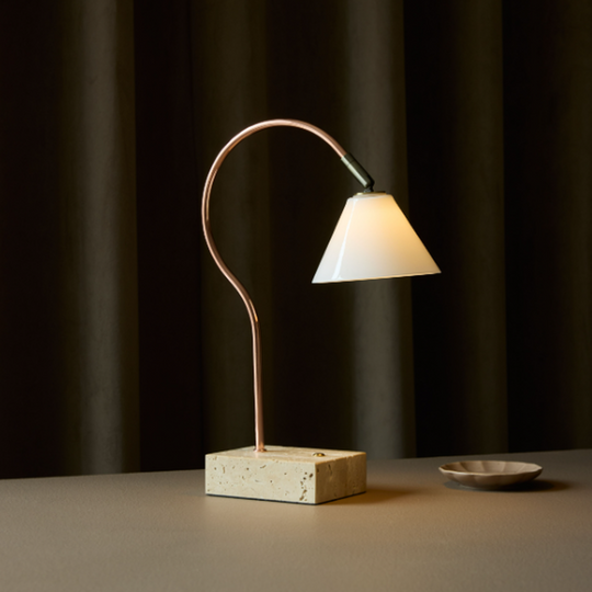 Question portabel oppladbar bordlampe-Bordlamper-Halo Designs-Svart-5705639801350-Lightup.no
