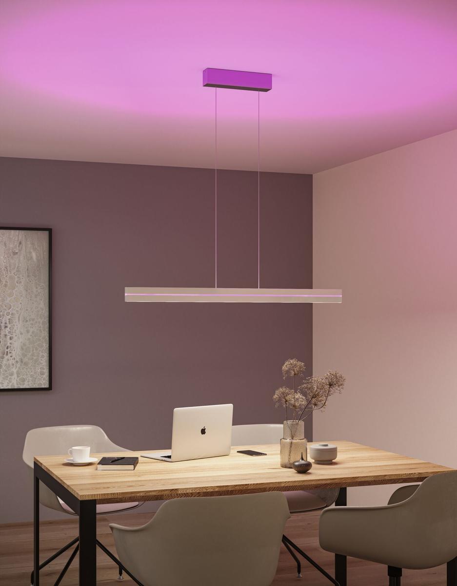 Raiko takpendel 19/6W 2700-6500 Kelvin RGB med fjernkontroll-Takpendler-Paulmann-Svart-PL-78474-Lightup.no