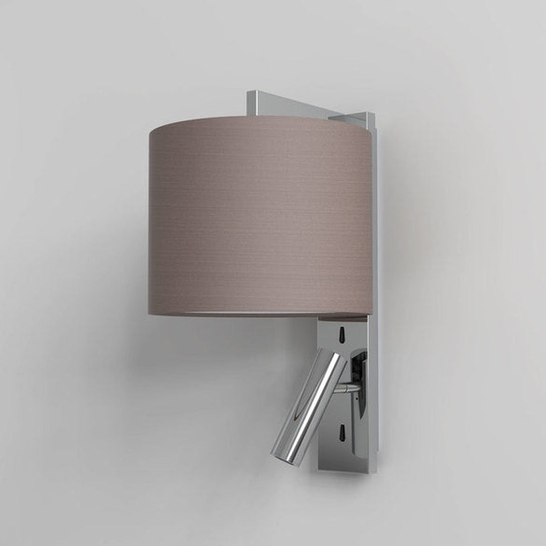 Ravello LED Reader vegglampe rund skjerm-Vegglamper-Astro Lighting-Bronse / Hvit-Asg__1222020+5016020-Lightup.no