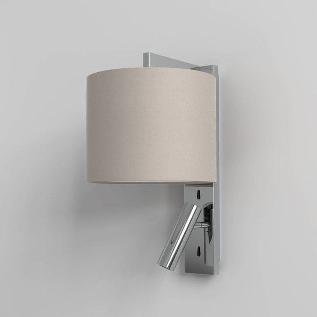 Ravello LED Reader vegglampe rund skjerm-Vegglamper-Astro Lighting-Bronse / Hvit-Asg__1222020+5016020-Lightup.no