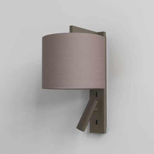 Ravello LED Reader vegglampe rund skjerm-Vegglamper-Astro Lighting-Bronse / Hvit-Asg__1222020+5016020-Lightup.no