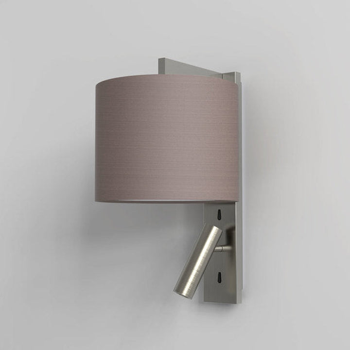 Ravello LED Reader vegglampe rund skjerm-Vegglamper-Astro Lighting-Bronse / Hvit-Asg__1222020+5016020-Lightup.no