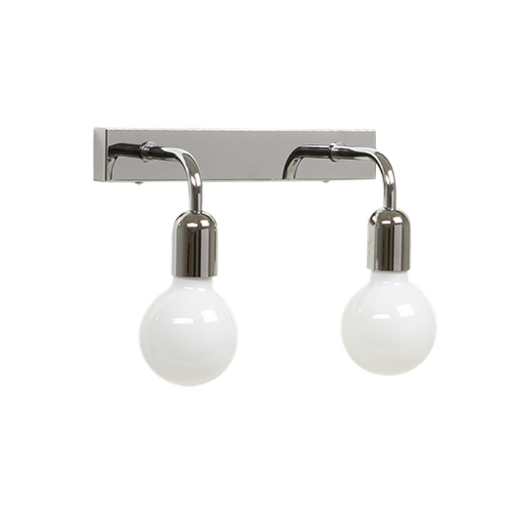 Regal dobbel vegglampe IP44 E27-Baderomsbelysning vegglamper-Belid-Svart-560607-Lightup.no