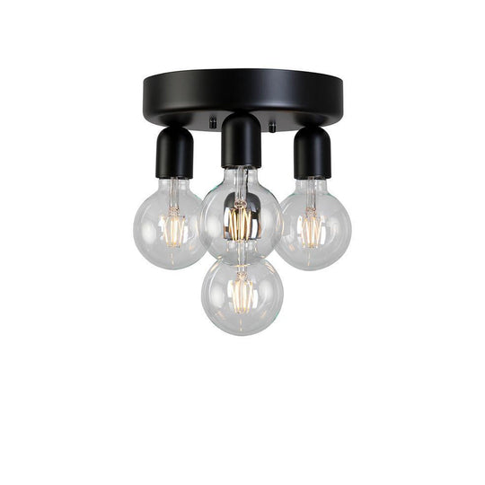 Regal taklampe 4 lys-Taklamper-Belid-Svart-201707-Lightup.no