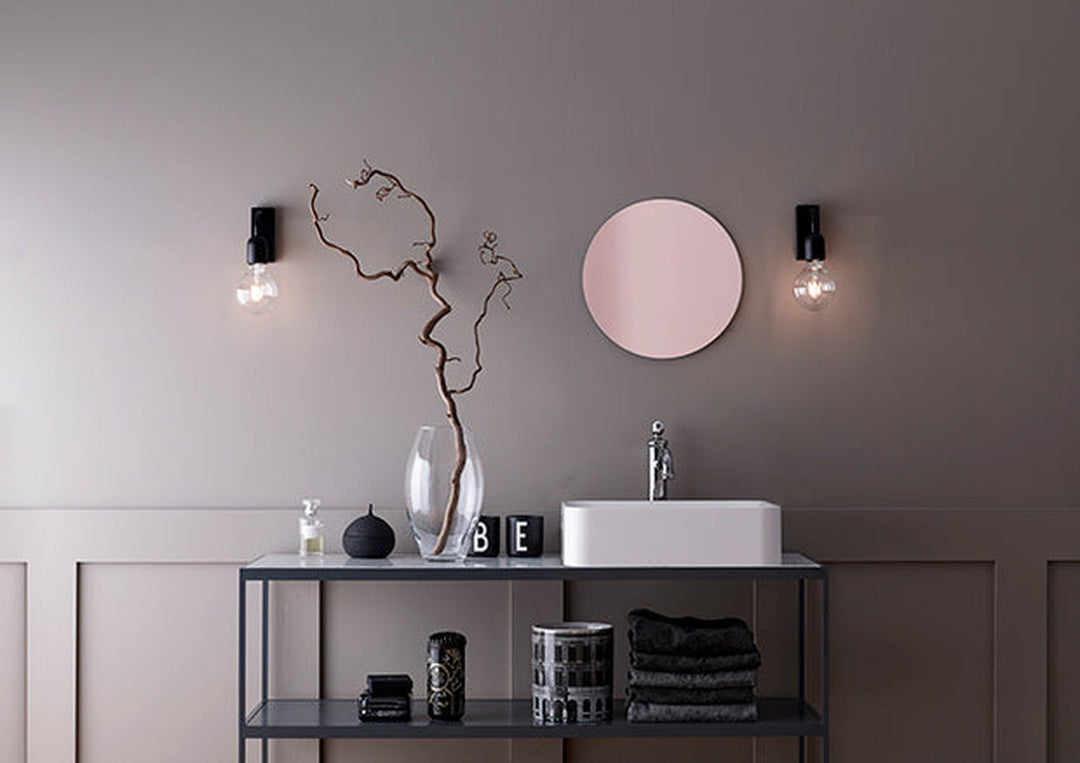 Regal vegglampe IP44 E27-Baderomsbelysning vegglamper-Belid-Svart-560507-Lightup.no