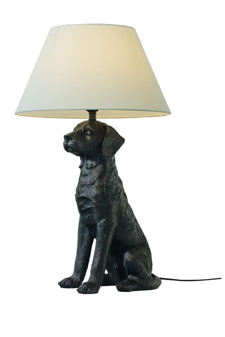 Retriver bordlampe-Bordlamper-Aneta Lighting-Svart / Hvit-28090-15-00-Lightup.no