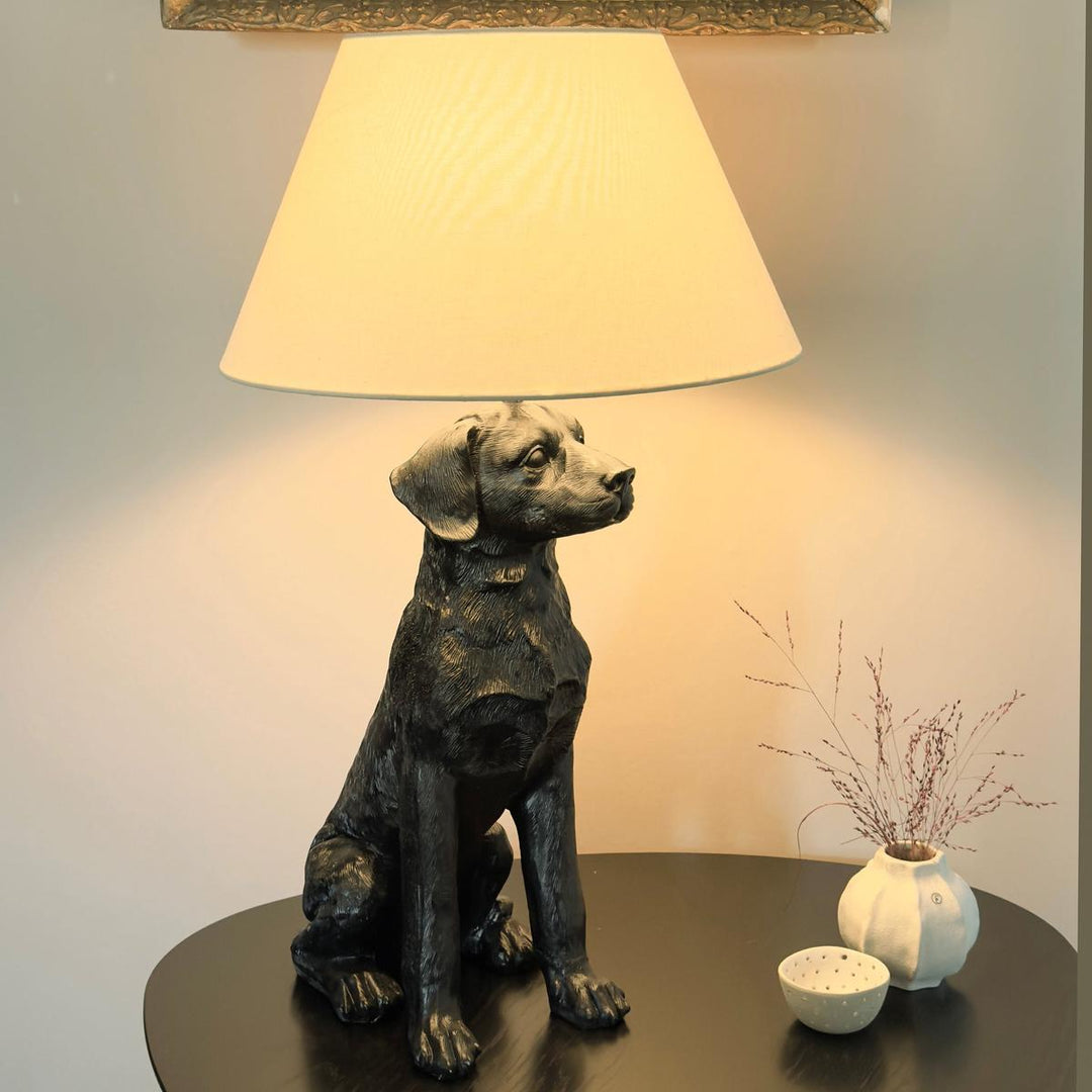 Retriver bordlampe-Bordlamper-Aneta Lighting-Svart / Hvit-28090-15-00-Lightup.no