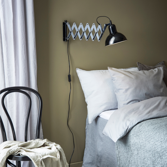 Riggs vegglampe-Vegglamper-Marksløjd-Svart-Mrk-108105-Lightup.no