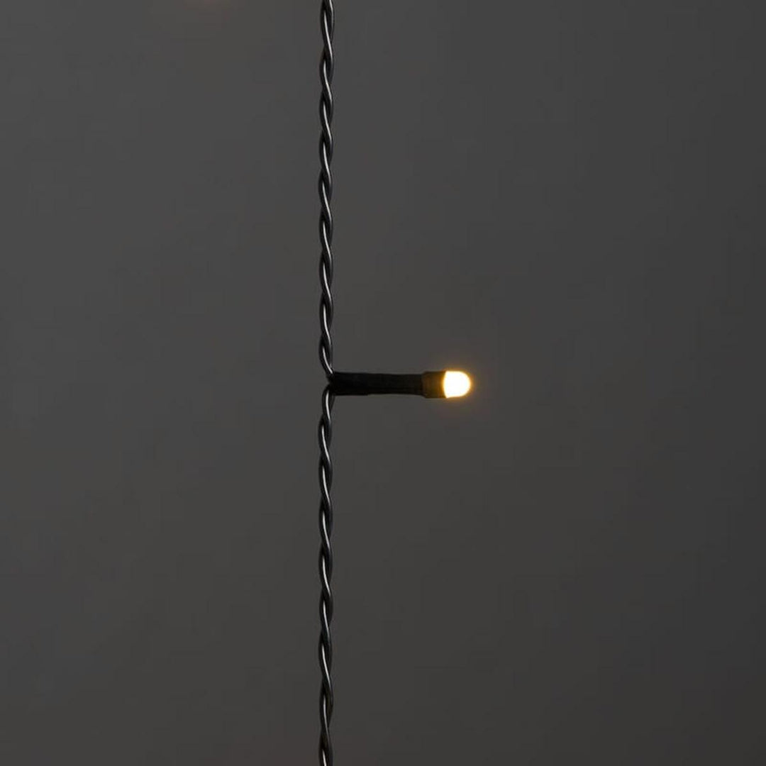 Ringslynge 2,4 meter Firefly 8 x 30 amber LED - Frostet-Julebelysning juletrelys ute-Konstsmide-Amber-6397-810-Lightup.no