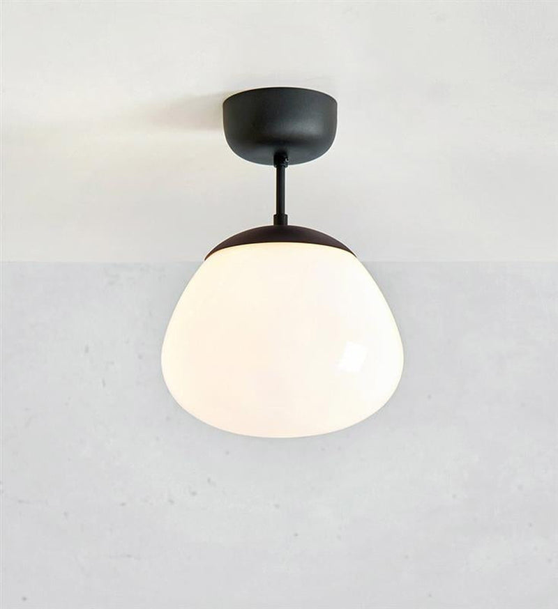 Rise taklampe - Svart/Opal hvit-Takpendler-Marksløjd-108543-Lightup.no