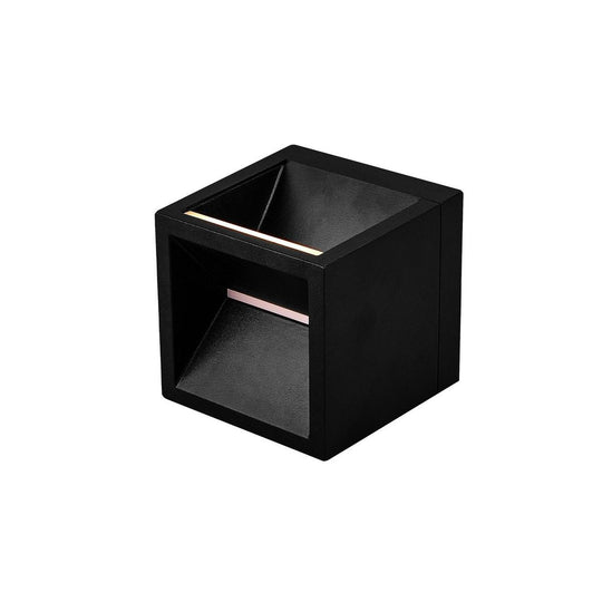Rivo vegglampe utendørs IP54 8W 3000 Kelvin-Utebelysning vegg opp og ned-Nordlux-Svart-2518321003-Lightup.no