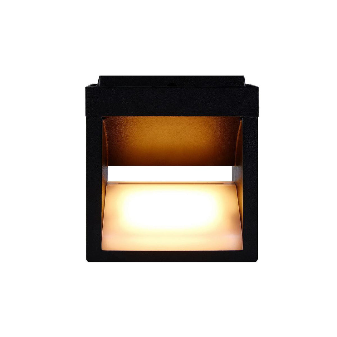 Rivo vegglampe utendørs IP54 8W 3000 Kelvin-Utebelysning vegg opp og ned-Nordlux-Svart-2518321003-Lightup.no