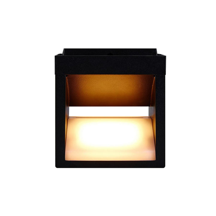 Rivo vegglampe utendørs IP54 8W 3000 Kelvin-Utebelysning vegg opp og ned-Nordlux-Svart-2518321003-Lightup.no