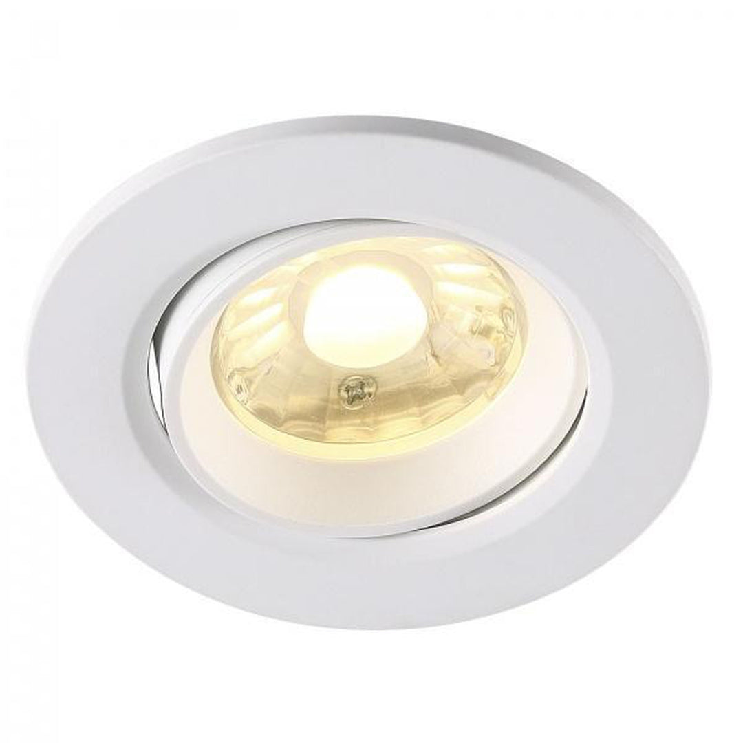 Roar lavtbyggende downlight utendørs 6,5W 3000 kelvin dimbar-Downlight lavtbyggende-Nordlux-Svart-84960003-Lightup.no