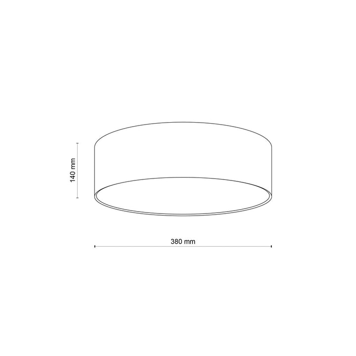 Rondo kids taklampe 38 cm-Taklamper-TK Lighting-Blå-TK-3229-Lightup.no