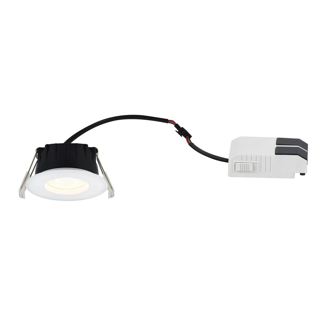 Rosalee lavtbyggende downlight 2700/3000/4000 Kelvin IP65 7W dimbar-Downlight lavtbyggende-Nordlux-Svart-2410200103-Lightup.no