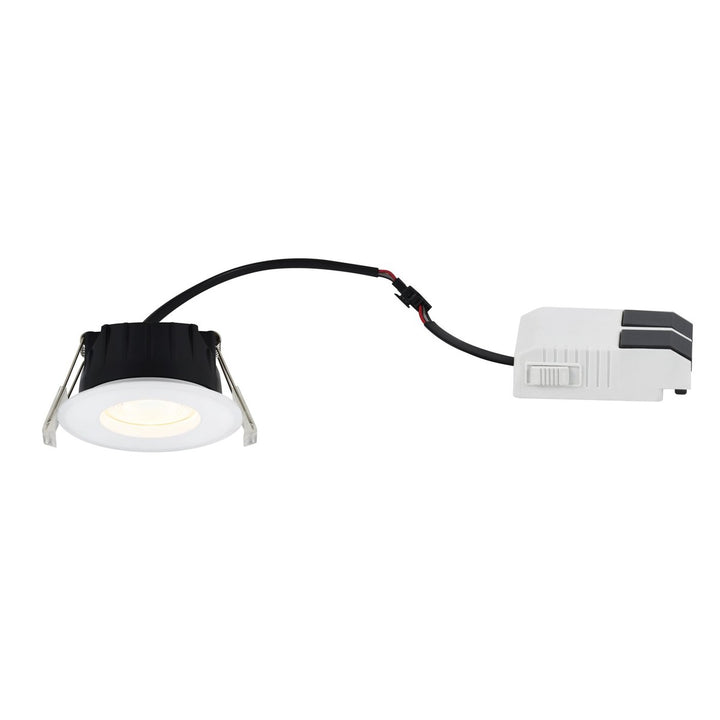 Rosalee lavtbyggende downlight 2700/3000/4000 Kelvin IP65 7W dimbar-Downlight lavtbyggende-Nordlux-Svart-2410200103-Lightup.no
