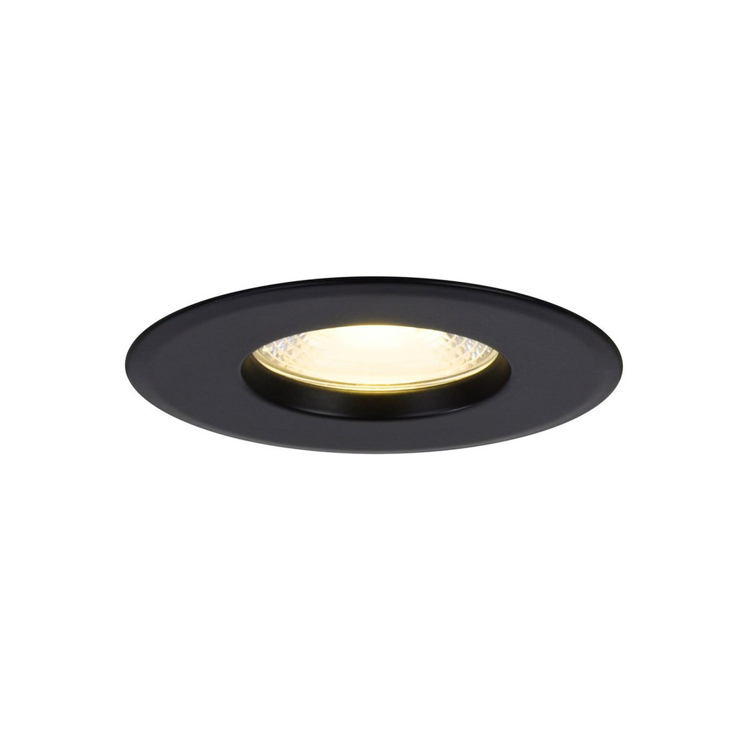 Rosalee lavtbyggende downlight 2700/3000/4000 Kelvin IP65 7W dimbar-Downlight lavtbyggende-Nordlux-Svart-2410200103-Lightup.no