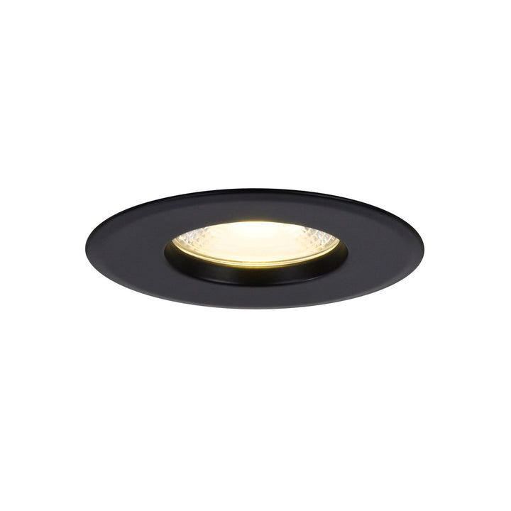 Rosalee lavtbyggende downlight 2700/3000/4000 Kelvin IP65 7W dimbar-Downlight lavtbyggende-Nordlux-Svart-2410200103-Lightup.no