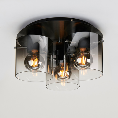 Roxy taklampe - Røykfarget-Taklamper-Ms - belysning-9400107021-Lightup.no